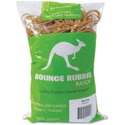Bounce Rubber Bands Size 16 Bag 500gm 46466