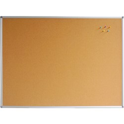 Rapidline Corkboard 1500W x 15D x 1200mmH Aluminium Frame