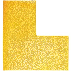 Durable Floor Markings L Shape Yellow Pack of 10