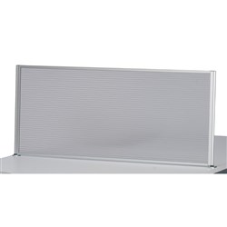 Sylex Ice Screen Desk Partition 1200W x 500mmH Framed Translucent