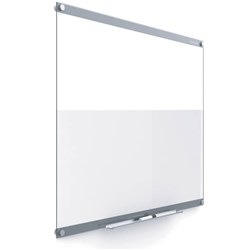 Quartet Infinity Customisable Magnetic Glass Board 457 x 609mm Clear/Silver