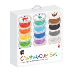 Educational Colours CreativeClay 450gm Assorted Colours Pack Of 18