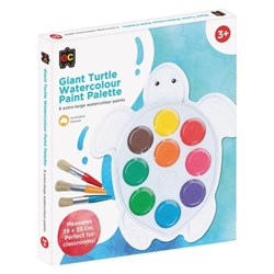 Educational Colours Giant Turtle Paint Palette Assorted Colours