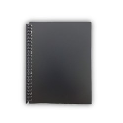 Protext Display Book A4 Refillable 20 Pocket Black