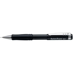 Pentel Qe515 Mechanical Pencil Twist-Erase 0.5mm Grip Black Barrel