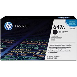 HP 647A LaserJet Toner Cartridge Black CE260A