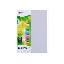 Quill Colour Copy Paper A4 80gsm Grey Pack of 100