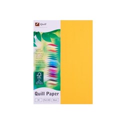 Quill Colour Copy Paper A4 80gsm Sunshine Pack of 100