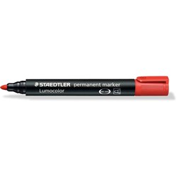 Staedtler 352 Lumocolor Permanent Marker Bullet 2mm Red