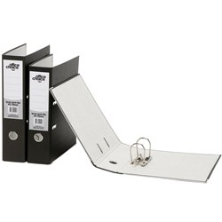 Office Choice Lever Arch Binder A4 75mm Board Paper Spine Black  92781