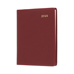 Collins Belmont Pocket Diary A7 Week To View With Pencil Burgundy