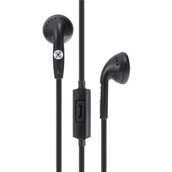 Moki In-Ear Stereo Earphones With Microphone And Control Black